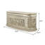 Rutger 5-Drawer Dresser in Antique Gold