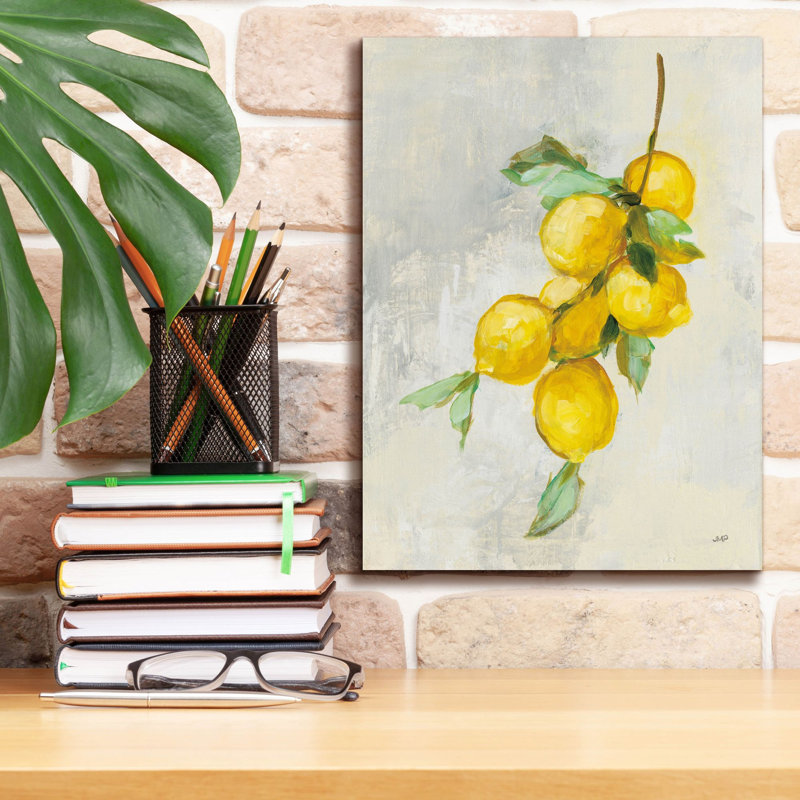 Toile épique «Zest 2» par Julia Purinton, H 16 po x l 12 po x P 0,75 po