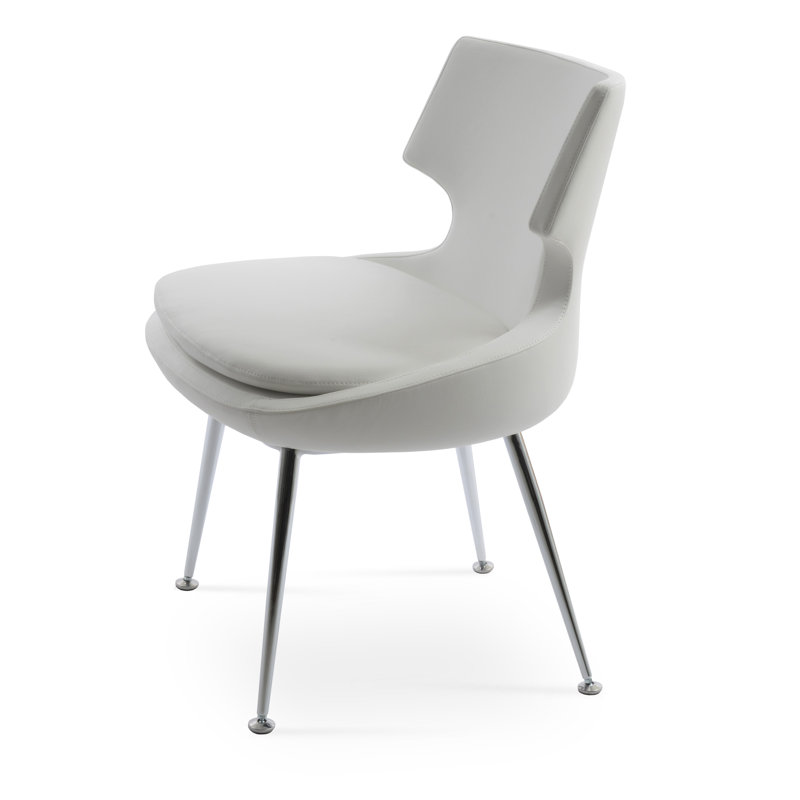 Patara Metal Dining Chair, White