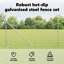 Vidaxl Field Fence Galvanized Steel-114858429