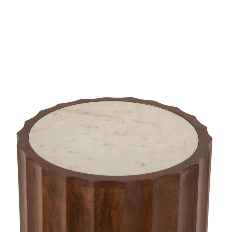 Eisenstark Marble Top End Table