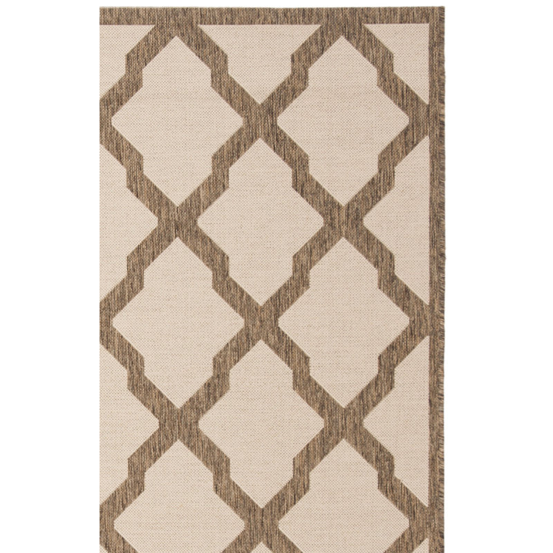 Ferrill Linden 100 Performance Geometric Rug, Square 6'7"
