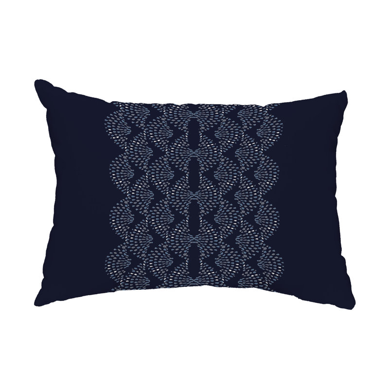 Dotted Focus Indoor/Outdoor Pillow Cover & Insert, Blue