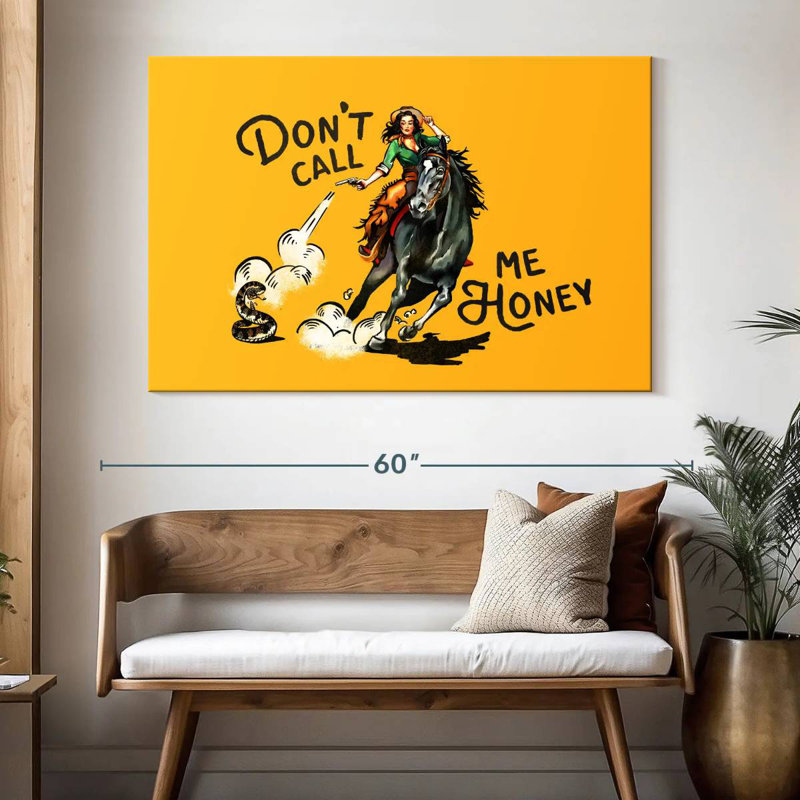 Lelar Don't Call Me Honey, 34" H x 51" W