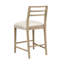 TABOURET DE COMPTOIR AVEC ÉCHELLE DE BUREAU (ENSEMBLE DE 2)