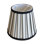 5 po x 8 po x 7 po Metropolitan Softback Empire Edison sur abat-jour, coquille d'œuf avec bordure noire