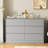 6 Drawer Double Dresser, 47.2" W Modern Wood Chest With Deep Drawers For Bedroom-760672307