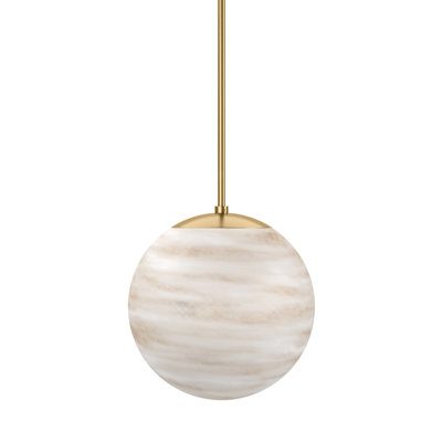 Marbled Globe 1 - Light Pendant