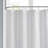 Super Waffle Textured Solid Shower Curtain