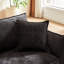 Salon, 3 + 1 en tissu de lin et structure en bois, avec 3 coussins pour une expérience d'assise confortable, coussins à structure recouverte, offrant un espace confortable