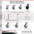 4-Piece Phenolic Caster Set