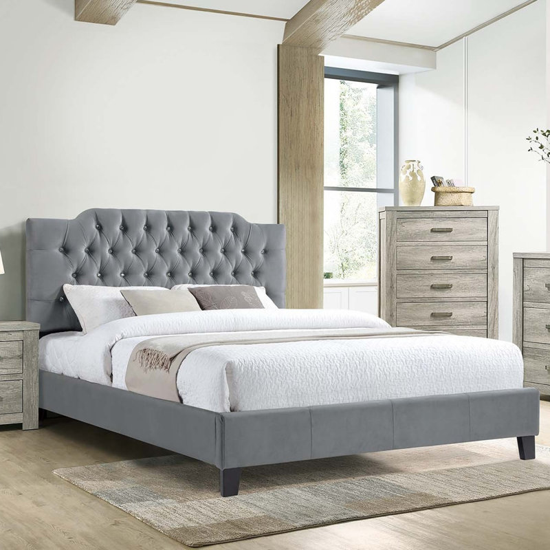 Tête de lit tapissier Gorgeous Velvet Bed, Lit double