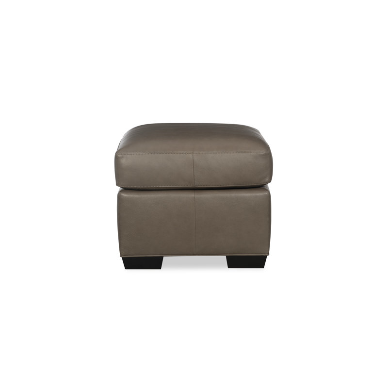 H&M Custom Upholstery Ottoman, Fergus Chocolate
