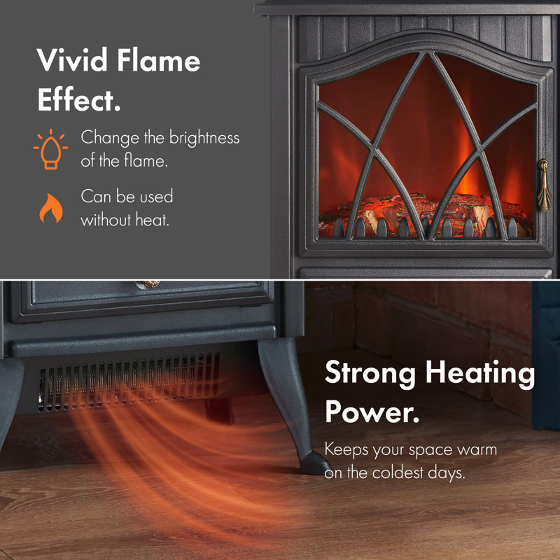 Netta Flame Effect Log Burner Wood Burning Stove Aldi Stove Fan