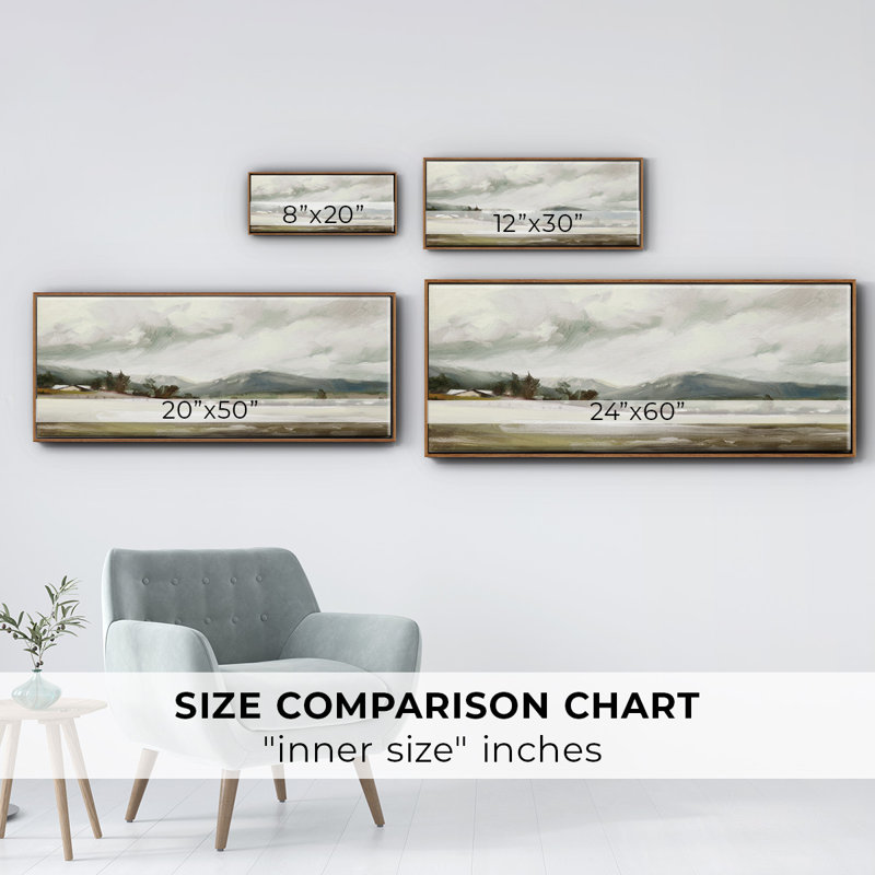 Big Sky Valley- Framed Canvas