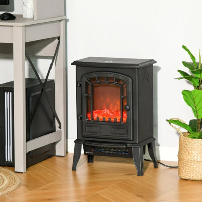 Ashleen Marlow Home Co. Black Fireplace