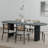 Oval Wood Dining Table with 2 Legs-1315168847-1315168845