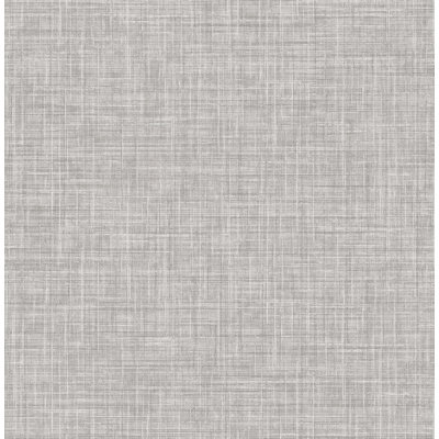 Amara Linen 33' L x 20.5" W Printed Wallpaper Roll