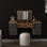 Makeup Vanity Table With Mirror and Storage Wall Mounted Marie