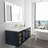 Swaneus 48'' Single Bathroom Vanity with Solid Surface Top