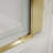 34-36 in.W x 72 in.H Pivot Frameless Shower Door,1/4 in. Clear Glass Pivot Swing Shower Doors in Brushed Gold,Pivot Shower Door Reversible Installation