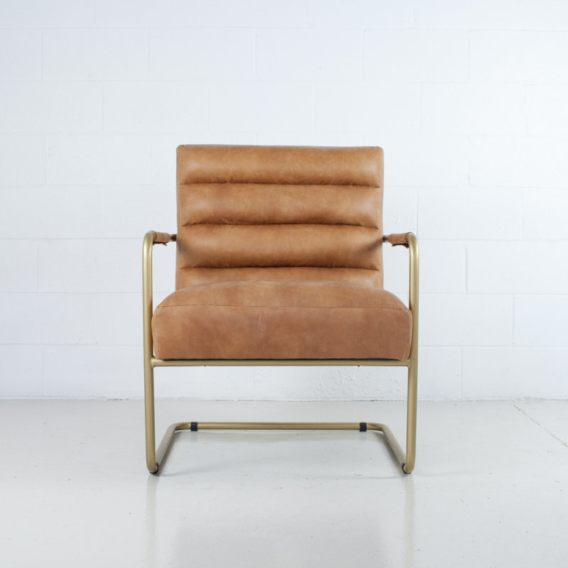 Chaise et demi Danford, Brun clair