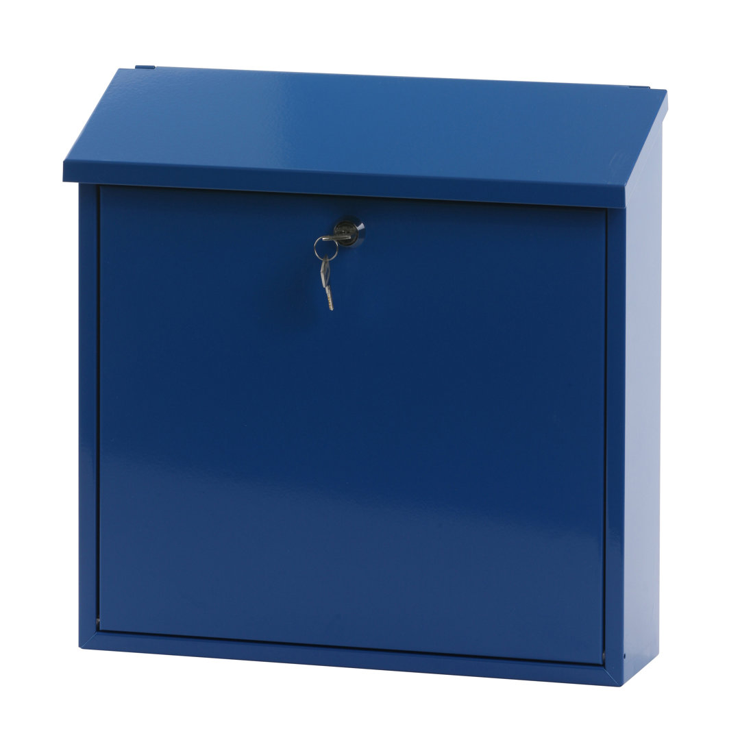 Sol 72 Outdoor Ramer Wall Mounted Letter Box blue