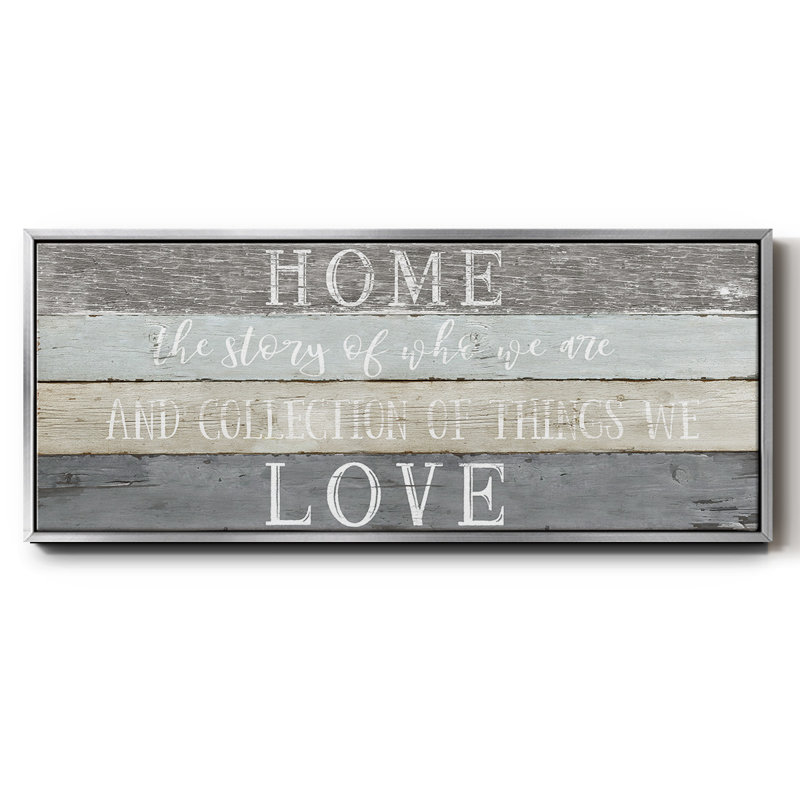 Home Love- Framed Canvas