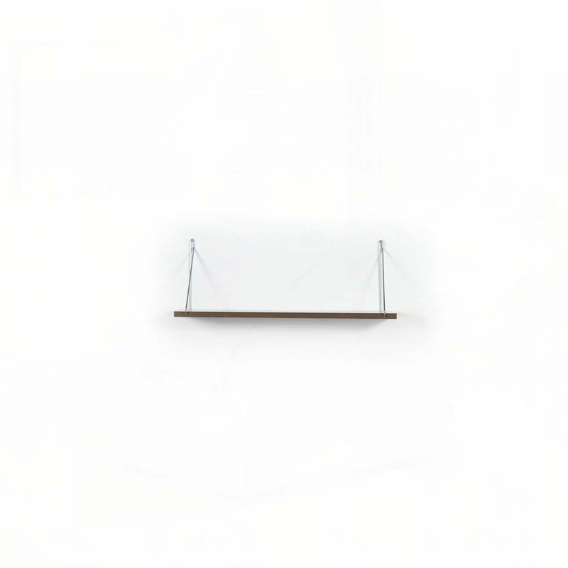 Tablette simple murale flottante Palmer, Blanc