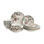 Ensemble de vaisselle en porcelaine blanche pour 4 pièces 222 Fifth Perse 222 - 4 pièces - Assiettes et bols en céramique à motif floral