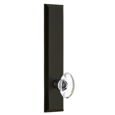 Grand Grand Fifth Avenue, grande plaque avec bouton de porte en cristal de Provence