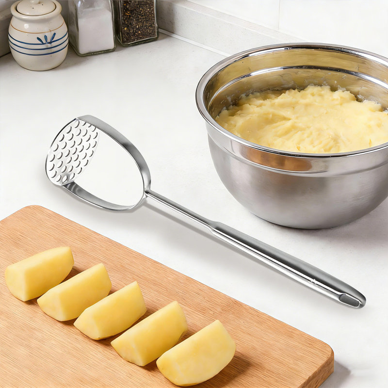 Purée de pommes de terre de 14 pouces, polyvalente idéale pour les pommes de terre, les haricots, les légumes et les fruits