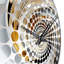 Shivin - Horloge murale spirales abstraites-1567853485