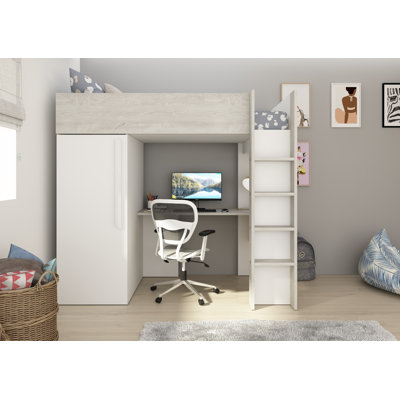 European Single (90 X 200 Cm) High Sleepers Bed Frame