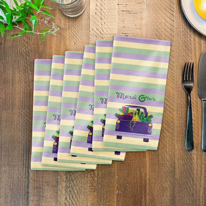 Cotton Twill No Pattern Square Napkin