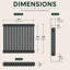 Uxbridge Horizontal Traditional Colosseum Radiator-40191188-40191189