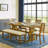 Oaklyn Traditional 70.8" Solid wood Dining Table-818858656