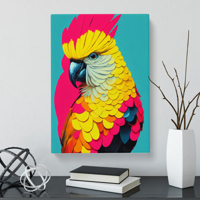 Cockatoo Pop - Wrapped Canvas