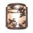 8" Wide Ducks In Flight Left Wall Sconce