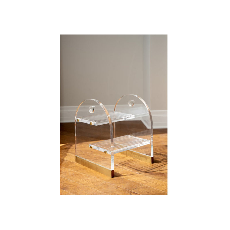 Odette Lucite Foot Stool