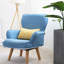 Chaise de travail en tissu
