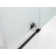 Langham XL 68" W x 80" H Frameless Rectangle Sliding Shower Enclosure with Fixed Panel