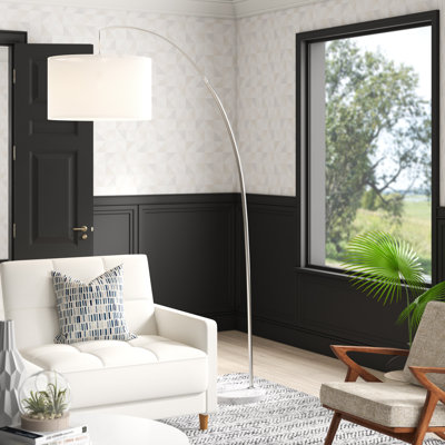 Keiyona 86'' Arched Floor Lamp
