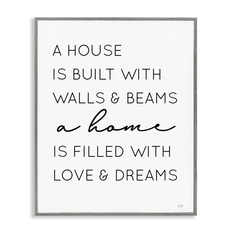 «Love & Dreams Sentiment», impression giclée par Lux + Me Designs, Estampe numérique Farmhouse, H 30 po x l 24 po