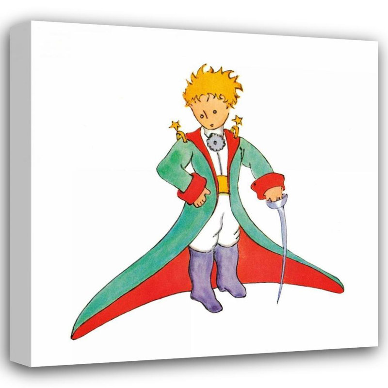Art Astoria Grand De Saint, Exupery, galerie d'art tendue sur toile, Petit Prince II