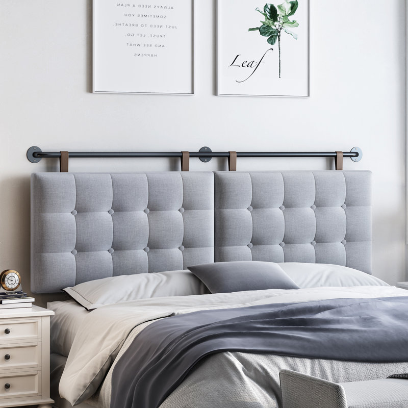 Upholstered Panel Headboard, Full/Queen