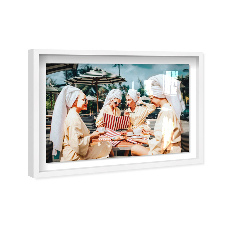 Ladies Who Brunch and Launch Nautical and Coastal Shadowbox by Oliver Gal, 31.5" H x 46.5" W