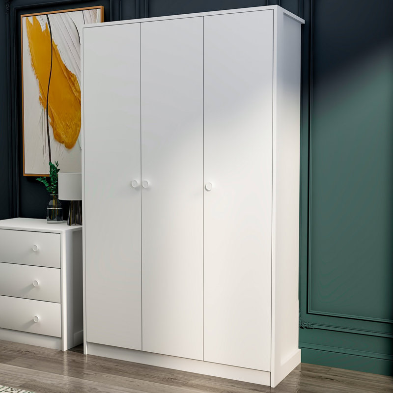 Berend 3 Door Manufactured Wood Wardrobe