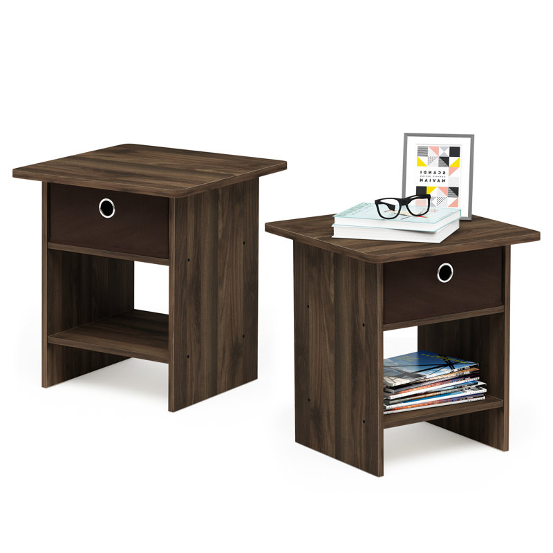 Sled Side Table Set, Columbia Walnut