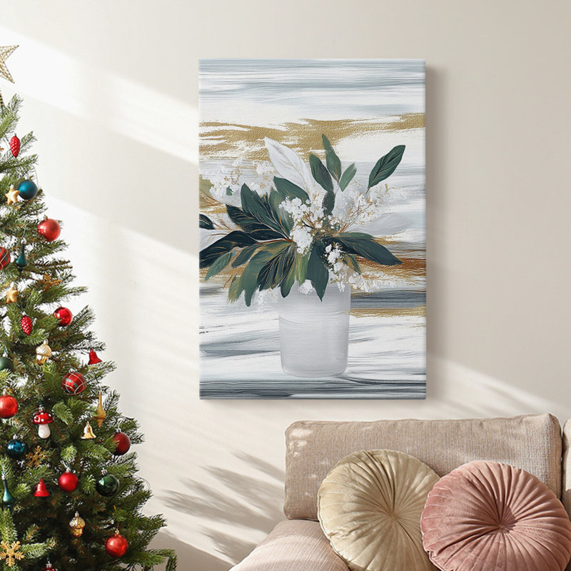 Art des Fêtes de Noël - Toile tendue avec châssis CD XXII, H 36 po x l 24 po